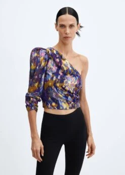 Blouse Asymétrique Imprimée