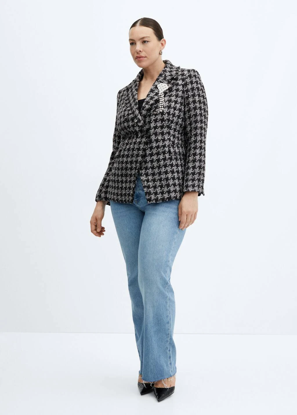 Veste Tweed Broche – Image 5