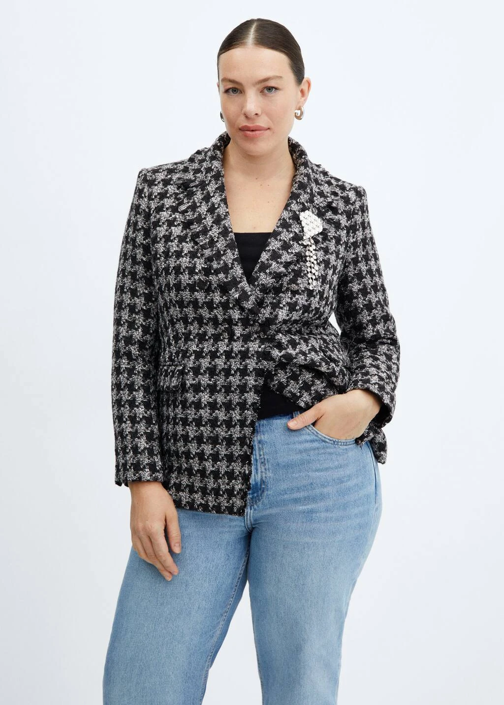 Veste Tweed Broche – Image 7