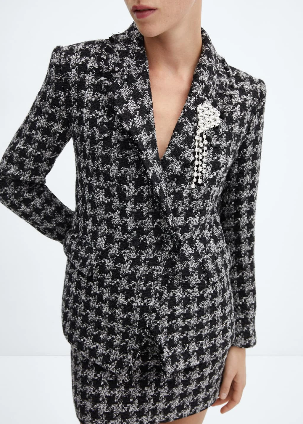 Veste Tweed Broche – Image 8