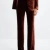 Pantalon Costume Velours