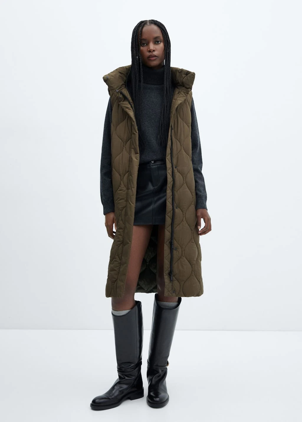 Gilet Matelassé Long – Image 2