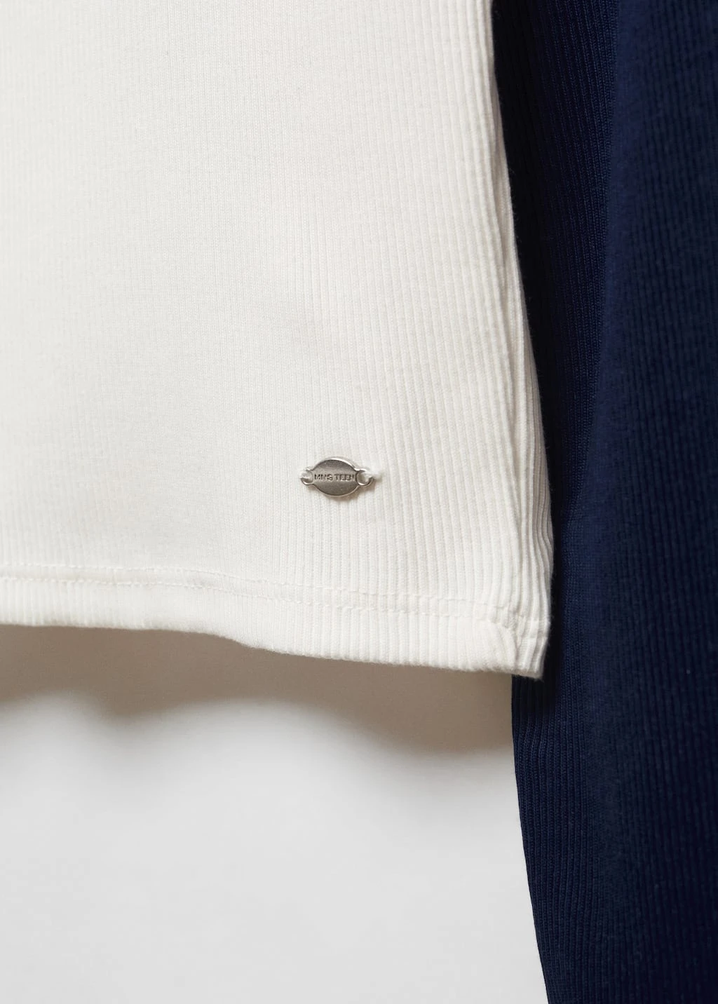 T-shirt Côtelé Avec Un Message – Image 7