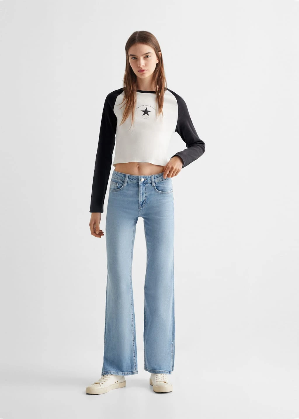 T-shirt Côtelé Avec Un Message – Image 2