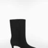 Bottines Cuir Talon Kitten Heel