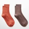 Pack 2 paires Chaussettes Lurex