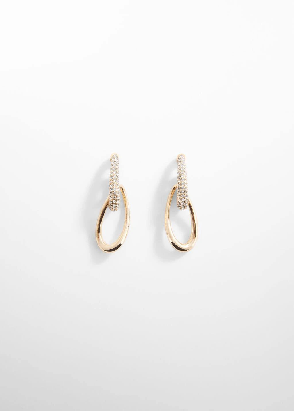 Boucles D'oreilles Combinées Cristaux